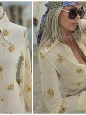 Vintage Sears Button Down Blouse